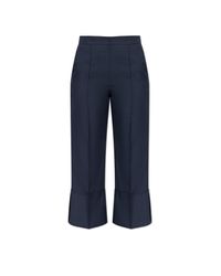 Theory Blue Creased Trousers