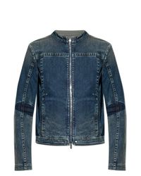 DIESEL Blue Denim Jacket D-Glory-Re for men