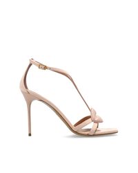 Balmain Pink Heeled Sandals