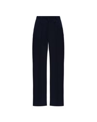 Balenciaga Blue Wool Trousers