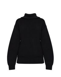 Balenciaga Black Sweater With Logo