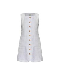 Posse White Linen Dress