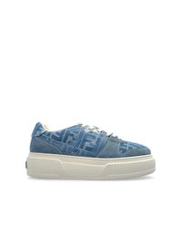 Fendi Blue Sneakers Match