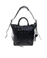 Balenciaga Black ‘Le Cagole Medium’ Shopper Bag for men