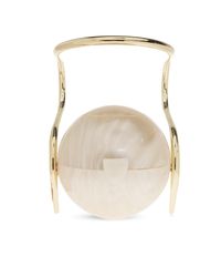 Cult Gaia White ‘Pearl’ Handbag