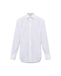 Brioni White Classic Shirt for men