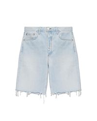 Agolde Blue 'Anson' Denim Shorts for men
