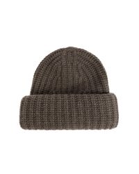 Lisa Yang Brown Cashmere Hat 'Beatris'