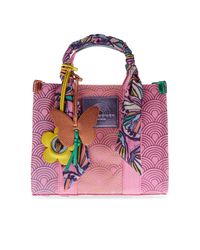 Kurt Geiger Pink Handheld Bag 'Small Southbank'