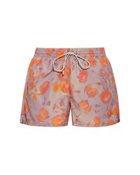 DIESEL Red 'Olly-34-D-Core' Swim Shorts for men