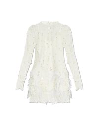 LoveShackFancy White 'Alouetta' Dress