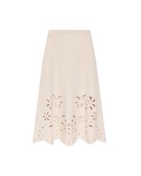Ulla Johnson White Skirt 'Grace'