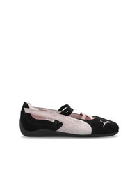 PUMA Black Ballerinas With Logo