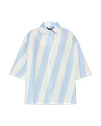 Jacquemus Blue "Triangle" Shirt for men