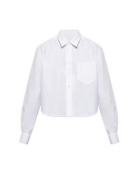 AMI White Short 'Oversize' Shirt