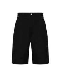 Comme des Garçons Black Denim Shorts for men