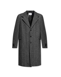 Givenchy Gray Wool Coat for men
