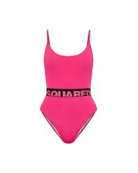 DSquared² Pink One-Piece Swimsuit