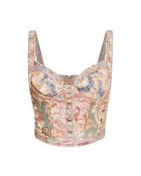Zimmermann White Linen Top "Rebelion"