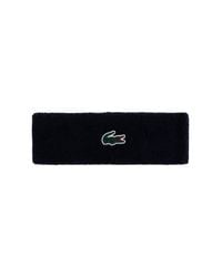 Lacoste Black Headband for men