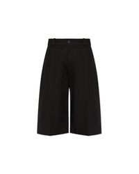 Studio Nicholson Black 'Fowld' Shorts for men