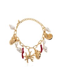 Self-Portrait Metallic Charm Bracelet