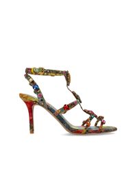 Kurt Geiger Pink Heeled Sandals "Jewel Gladiator"