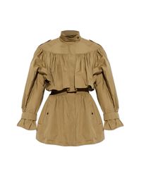 Chloé Natural Short Trench Coat