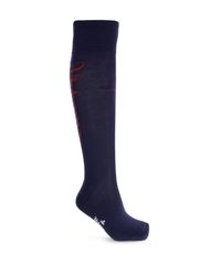 Vivienne Westwood Blue Socks With Logo