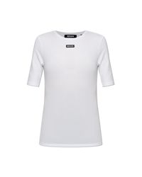 ROTATE BIRGER CHRISTENSEN White Top With Logo Patch