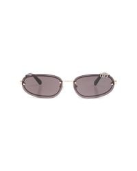 Off-White c/o Virgil Abloh Metallic Off- Sunglasses Miami