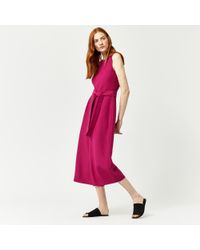 warehouse open back culotte jumpsuit