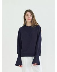 W Concept Blue Point Sweatshirt - Navy