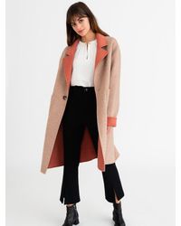 beige wool coat petite