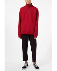 weekday martin zip sweatshirt