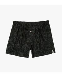 Druthers Black Tonal Floral Boxer Short for men
