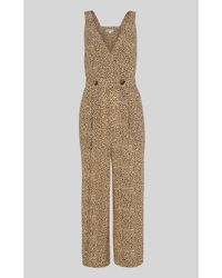whistles leopard jumpsuit