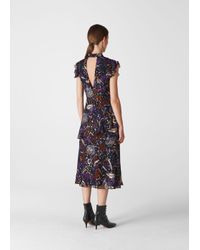 whistles montrose dobby midi dress