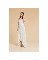 whistles rose wedding dress