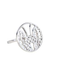 Hoochie Mama - Metallic Thistle Medallion Ring - Lyst