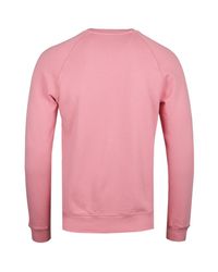 hugo boss pink sweatshirt