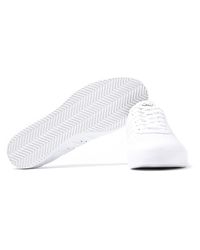 adidas Originals 350 White Grained Leather Trainers for Men - Lyst