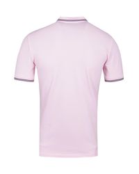 pink armani polo shirt
