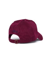 maroon polo hat
