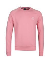 hugo boss pink sweatshirt