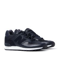 new balance 576 black leather
