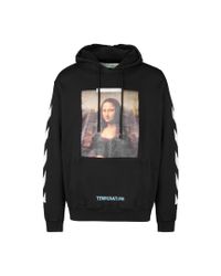 Off-White c/o Virgil Abloh - Black Mona Lisa Arrows Hoodie - Lyst