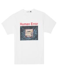 Undercover White Human Error T-shirt for men