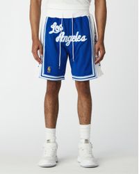 lakers shorts blue