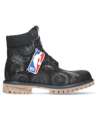 nba logo timberlands